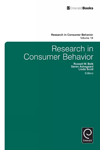 Research in Consumer Behavior cover