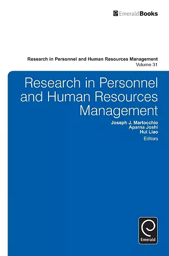 Research in Personnel and Human Resources Management cover