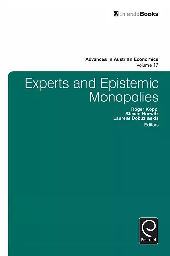 Experts and Epistemic Monopolies cover