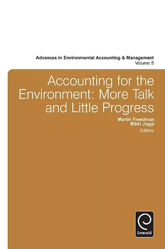 Accounting for the Environment cover