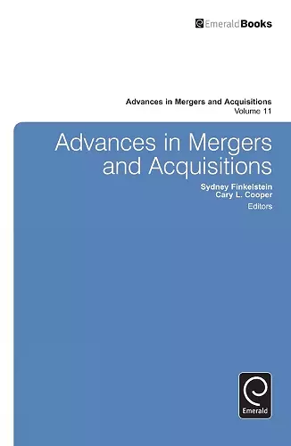 Advances in Mergers and Acquisitions cover