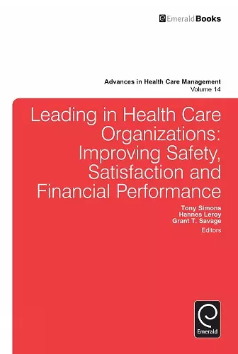 Leading In Health Care Organizations cover