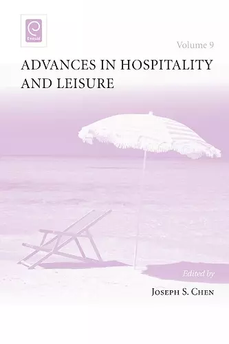 Advances in Hospitality and Leisure cover