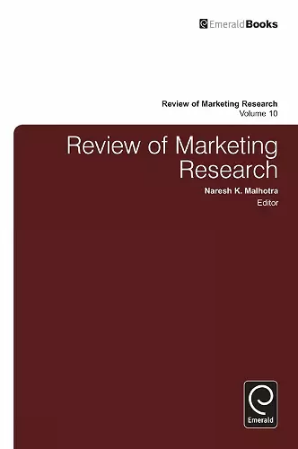 Review of Marketing Research cover