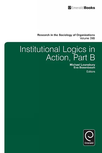 Institutional Logics in Action cover