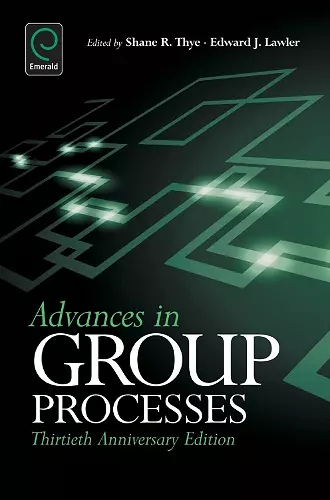 Advances in Group Processes cover