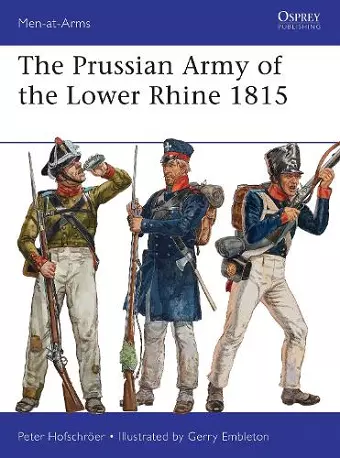 The Prussian Army of the Lower Rhine 1815 cover
