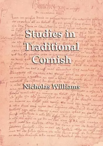 Studies in Traditional Cornish cover