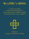 Wycliffe's Bible - A colour facsimile of Forshall and Madden's 1850 edition of the Middle English translation of the Latin Vulgate cover