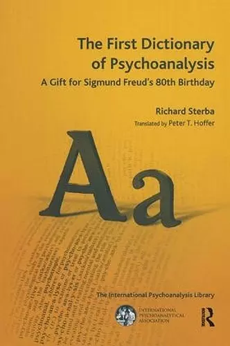 The First Dictionary of Psychoanalysis cover