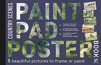 Paint Pad Poster Book: Country Scenes cover