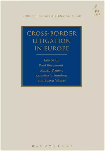 Cross-Border Litigation in Europe cover