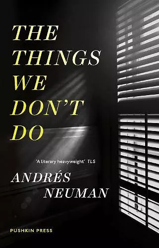 The Things We Don't Do cover