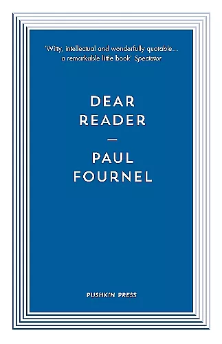 Dear Reader cover
