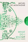 What Do I Know? cover