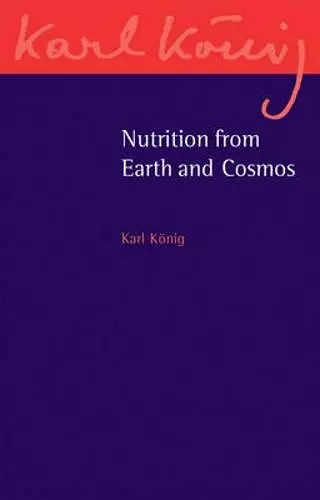 Nutrition from Earth and Cosmos cover