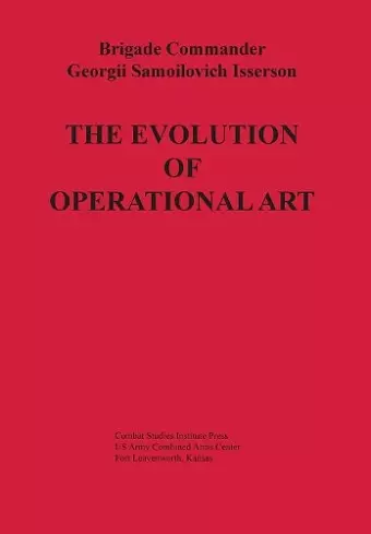 The Evolution of Operational Art cover