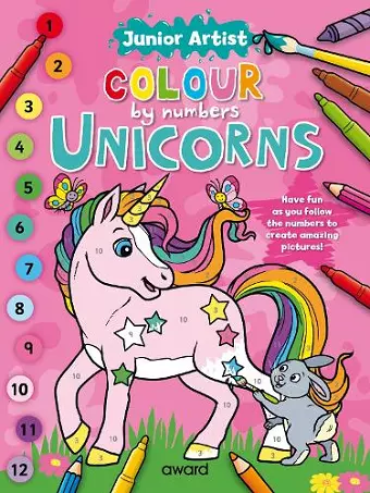 Junior Artist Colour By Numbers: Unicorns cover