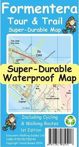 Formentera Tour and Trail Super Durable Map cover