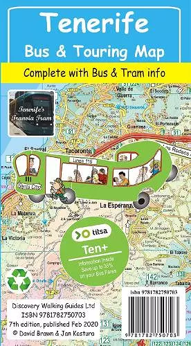 Tenerife Bus & Touring Map cover