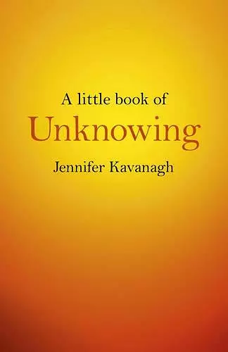 Little Book of Unknowing, A cover