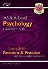 A-Level and AS Psychology: AQA Complete Revision & Practice with Online Edition (For exams in 2026) cover