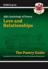 GCSE English AQA Poetry Guide - Love & Relationships Anthology inc. Online Edn, Audio & Quizzes cover