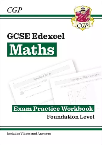 GCSE Maths Edexcel Exam Practice Workbook: Foundation - includes Video Solutions and Answers cover