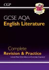 GCSE English Literature AQA Complete Revision & Practice - includes Online Edition packaging