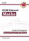 GCSE Maths Edexcel Grade 8-9 Targeted Exam Practice Workbook (includes Answers) cover