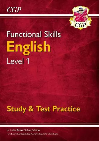 Functional Skills English Level 1 - Study & Test Practice cover