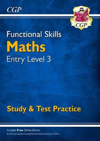 Functional Skills Maths Entry Level 3 - Study & Test Practice cover