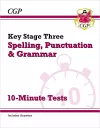 KS3 Spelling, Punctuation and Grammar 10-Minute Tests (includes answers) packaging