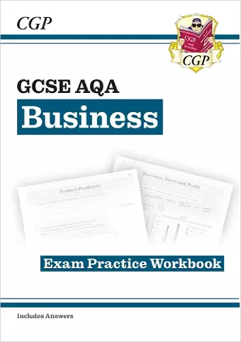 GCSE Business AQA Exam Practice Workbook (includes Answers) cover