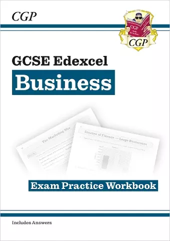 GCSE Business Edexcel Exam Practice Workbook (includes Answers) cover