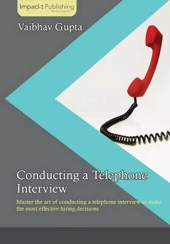 Conducting a Telephone Interview cover