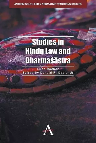 Studies in Hindu Law and Dharmaśāstra cover