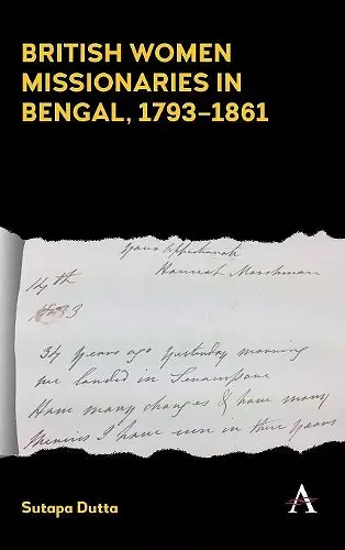 British Women Missionaries in Bengal, 1793–1861 cover