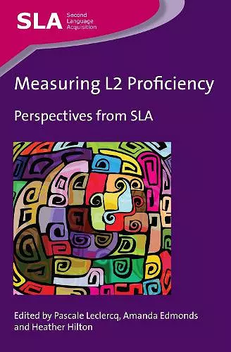 Measuring L2 Proficiency cover