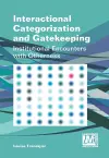 Interactional Categorization and Gatekeeping cover