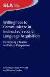 Willingness to Communicate in Instructed Second Language Acquisition cover