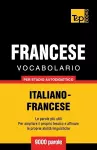 Vocabolario Italiano-Francese per studio autodidattico - 9000 parole cover