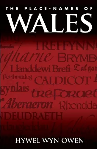 The Place-Names of Wales cover