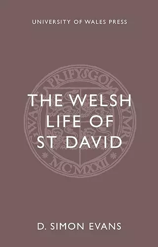 The Welsh Life of St. David cover