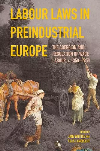 Labour Laws in Preindustrial Europe cover