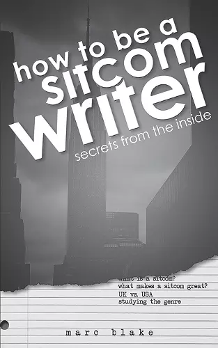 How to be a Sitcom Writer cover