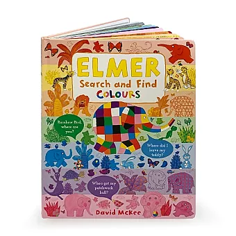 Elmer Search and Find Colours cover