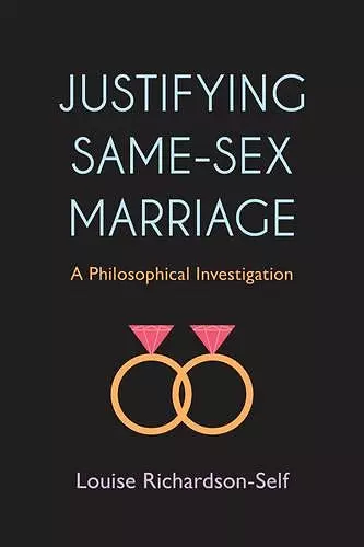 Justifying Same-Sex Marriage cover