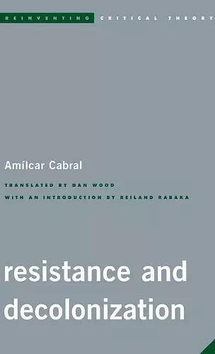 Resistance and Decolonization cover