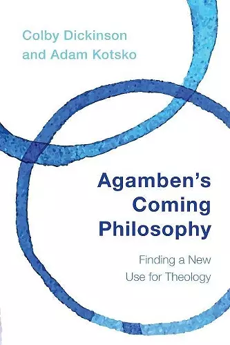 Agamben's Coming Philosophy cover